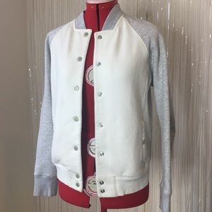 Under armor two tone baseball bomber jacket S